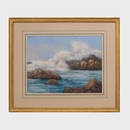 Robert Knudson (b. 1929): Seascape; and Rocky Shore