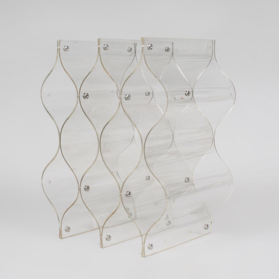 Lucite Wine Rack