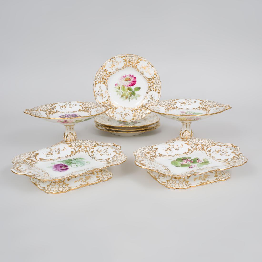 Rockingham Porcelain Part Dessert Service (1 of 9)