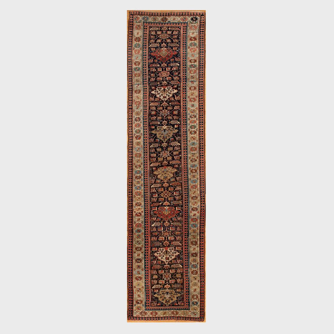 South Caucasian Runner: South Caucasian Runner 13 ft. 7 in. x 38 in. Property from the Collection of Melinda and Paul Sullivan, Eyrie Knoll, West Hartford, Connecticut