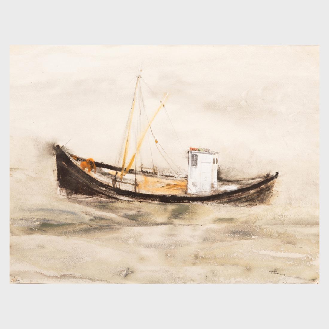 William Thon (1906-2000): Fisherman's House; and (1 of 7)