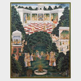 Indian Painted Pichhavai, Rajasthan, Nathdwara