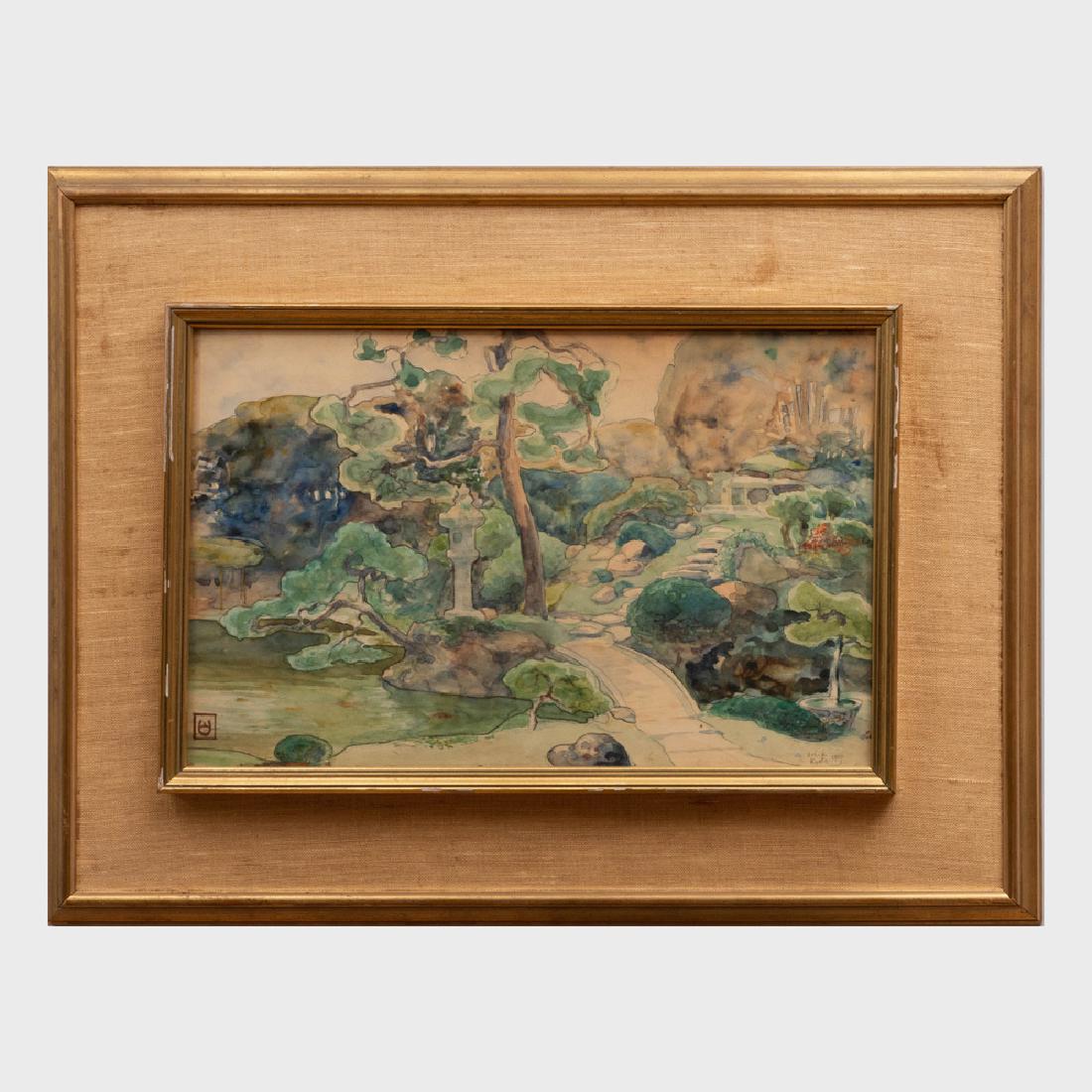 Emil Orlik (1870-1932): Landscape in Kyoto - May 17, 2019 | STAIR in NY
