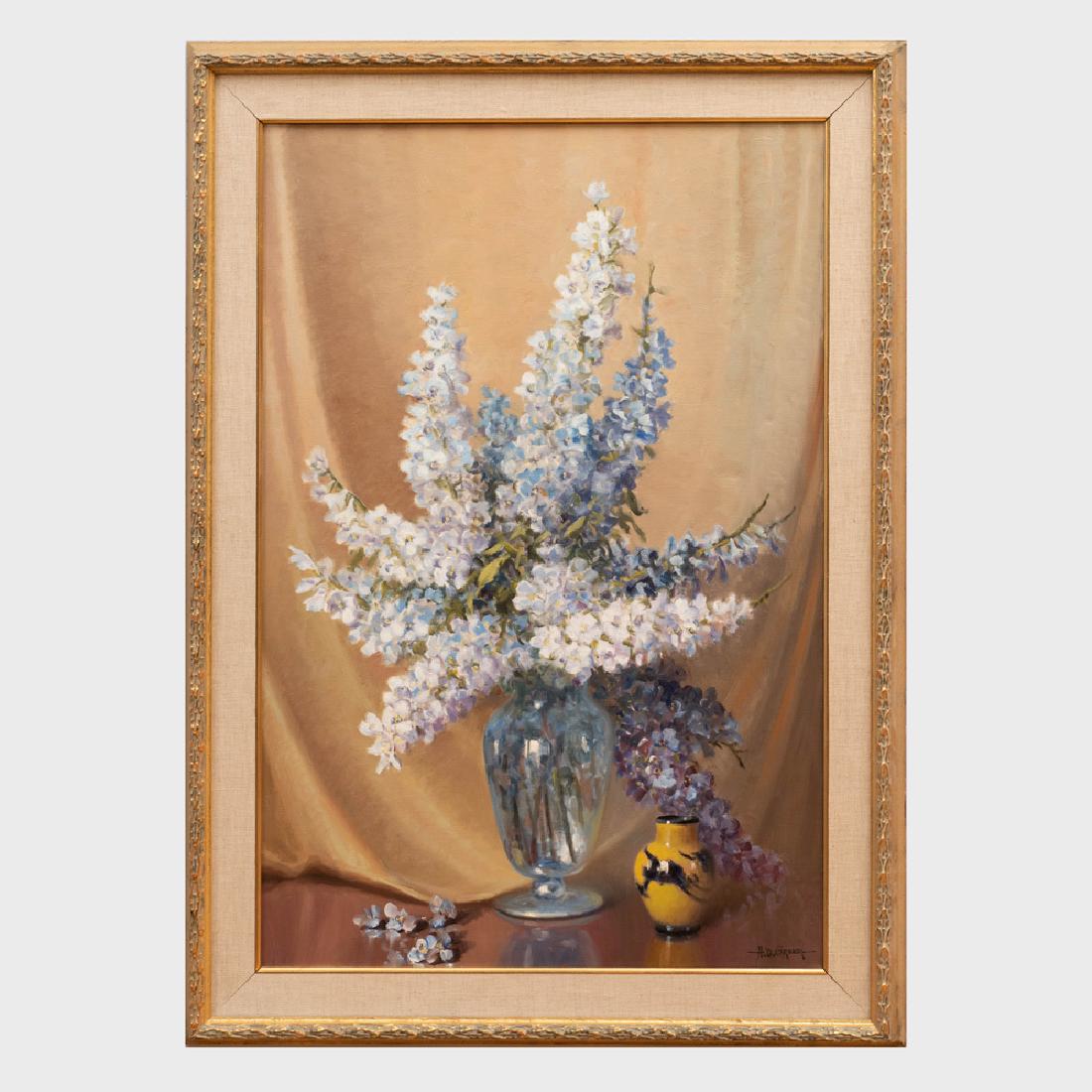 Aubrey Dale Greer (1904-1998): Still Life: Aubrey Dale Greer (1904-1998): Still Life Oil on canvas, signed 'A. D. Greer' lower right. 36 x 24 in., 42 3/4 x 31 in. (frame). Property from a New Orleans Collection