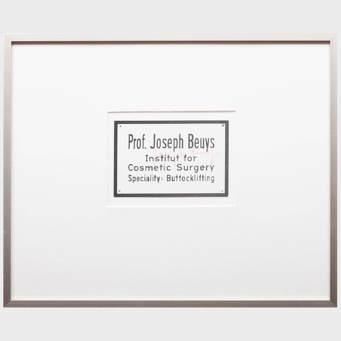 Joseph Beuys (1921-1986): Three Postcards (1 of 10)