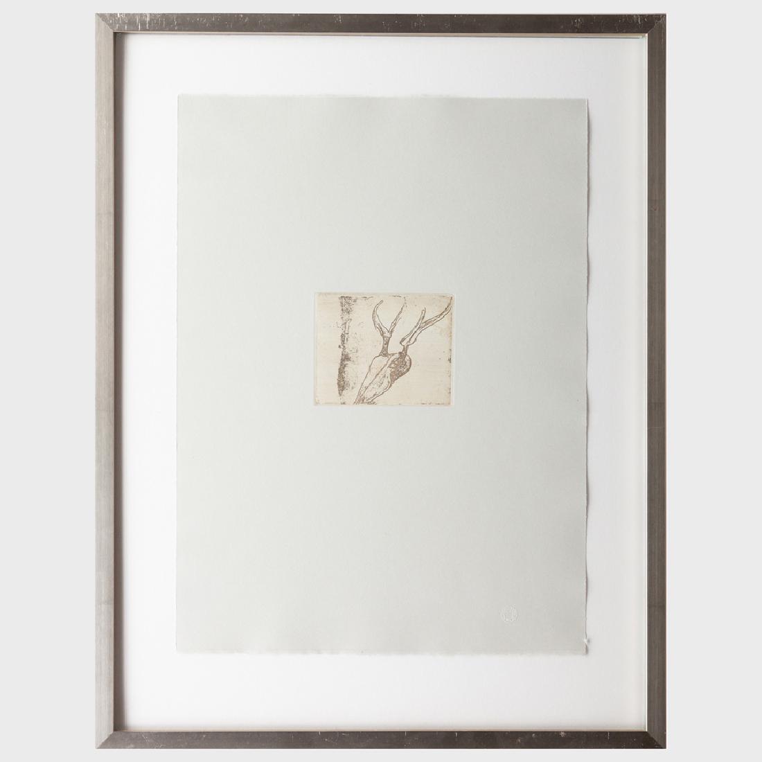 Joseph Beuys (1921-1986): Stag's Skull, from Tears (1 of 4)