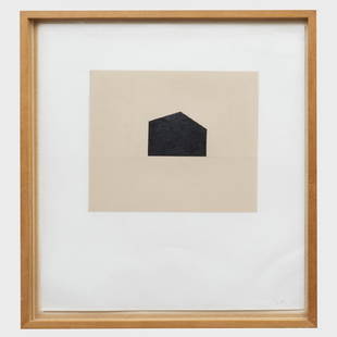 Dieter Roth (1930-1998): Untitled: Dieter Roth (1930-1998): Untitled Ink and collage on paper, 1977, signed with initials 'DR' and dated lower right. 18 x 14 1/2 in. (sheet), 19 1/2 x 16 1/4 in. (frame). The collection of Ivan Chermaye