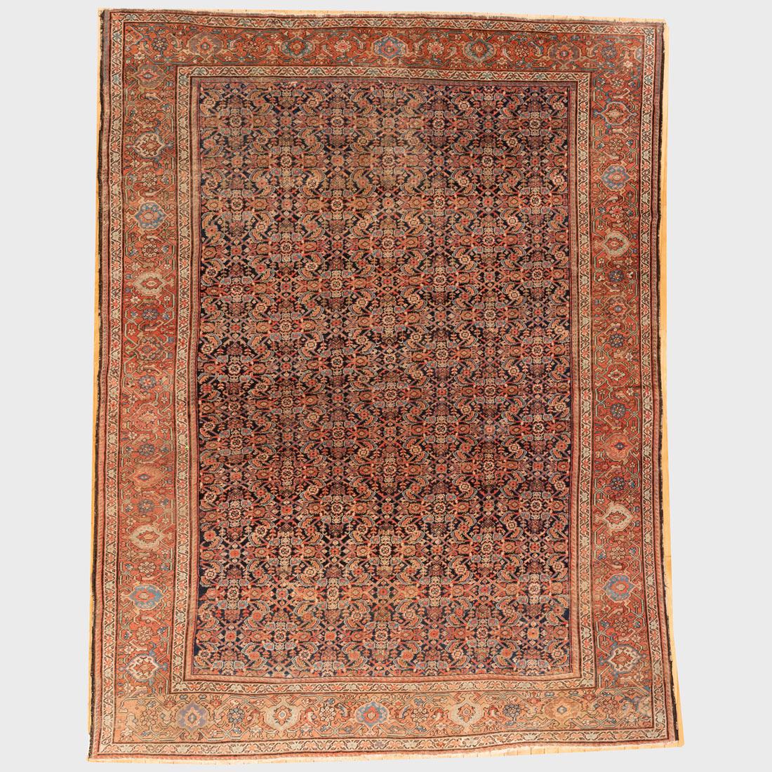 Persian Carpet: Persian Carpet 164 1/2 x 127 1/2 in. Property of a Lady from a Berkshire Home Designed by Bunny Williams