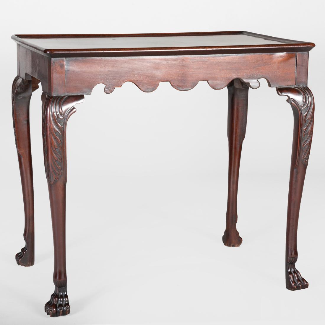 George III Mahogany Tea Table, Possibly Irish: George III Mahogany Tea Table, Possibly Irish 29 x 31 x 20 in. Property from the Repository of a Distinguished Businessman
