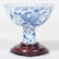 Chinese Porcelain Blue and White Stem Cup