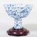 Chinese Porcelain Blue and White Stem Cup - 3
