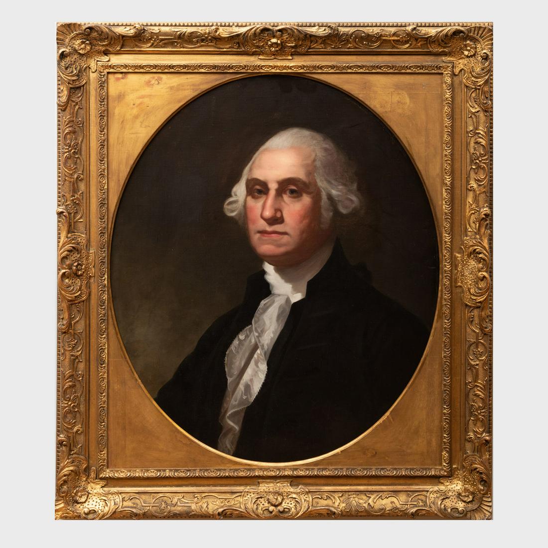 After Gilbert Stuart (1755-1828): Portrait of George (1 of 4)