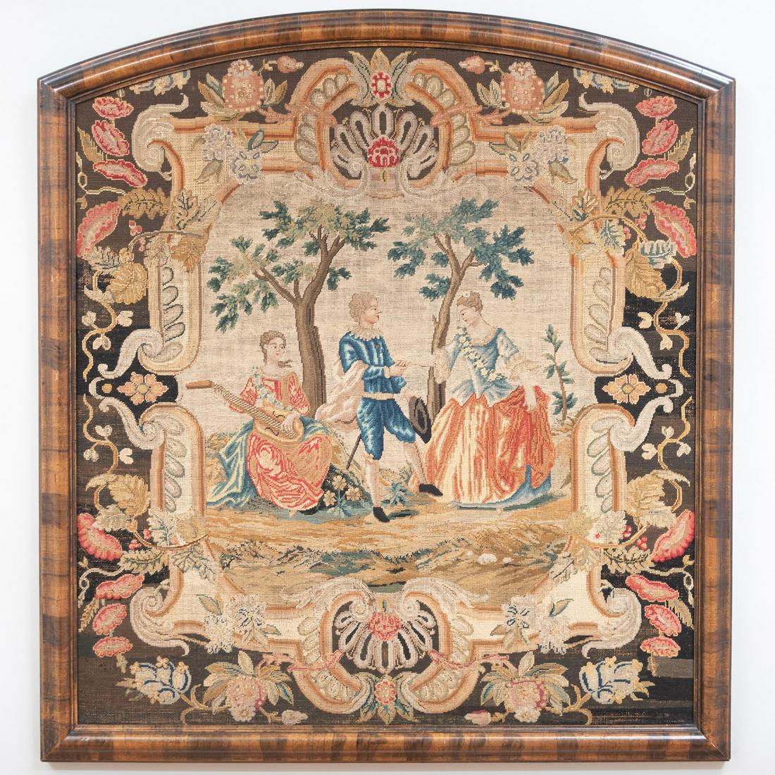 Two Framed Needlework Tapestries (1 of 4)