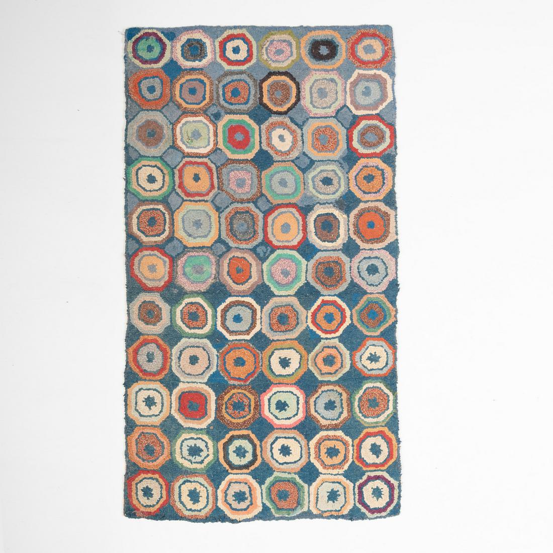 Group of Three Rag Rugs and a Striped Rug (1 of 8)