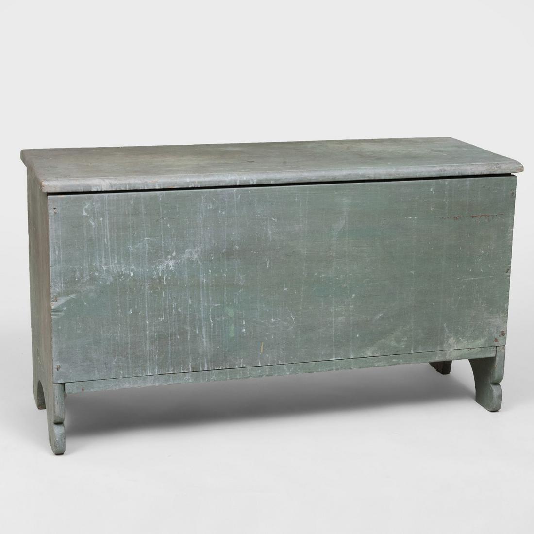 Hudson Valley Green Painted Blanket Chest (1 of 8)