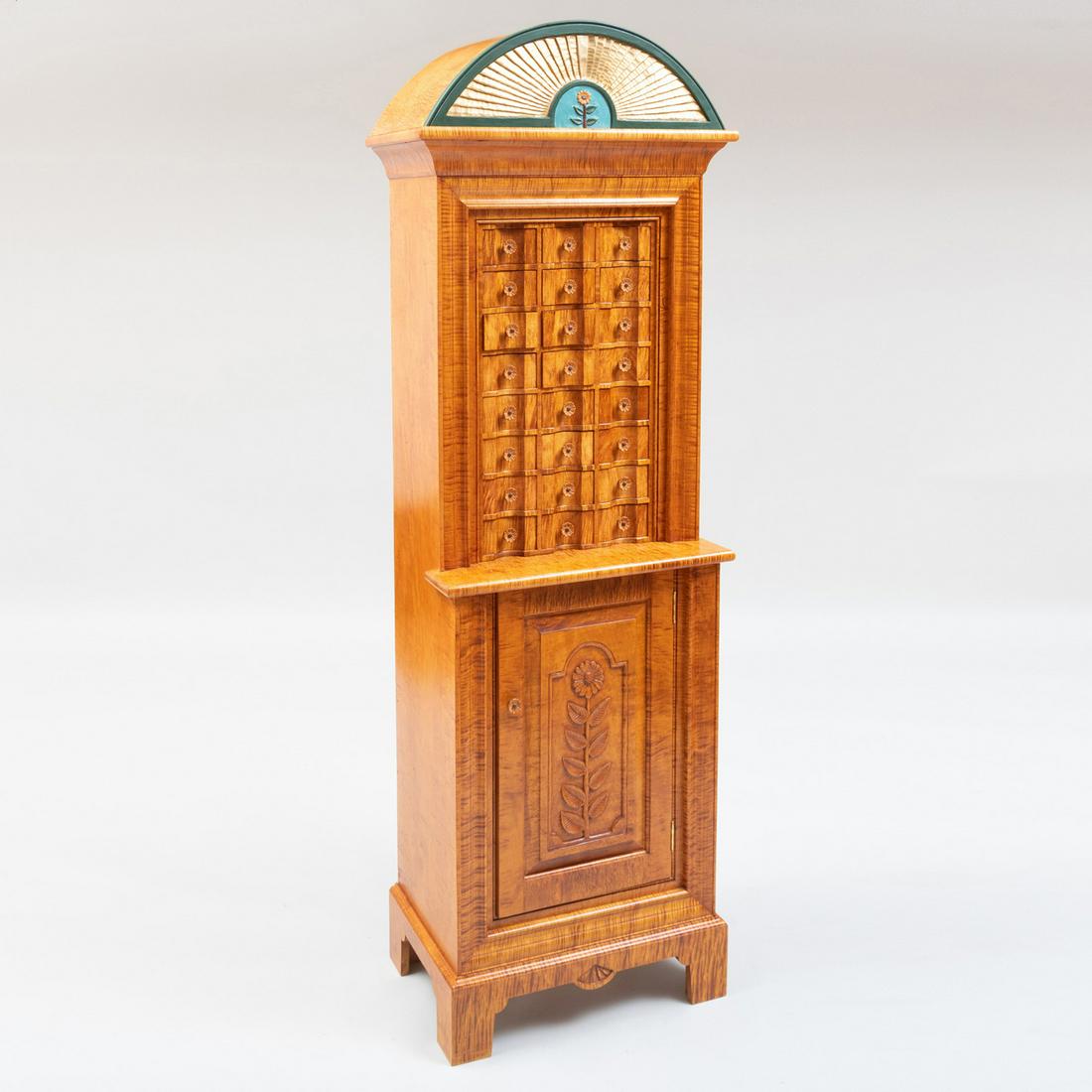 Stephen Huneck Tiger Maple, Painted and Parcel-Gilt (1 of 10)