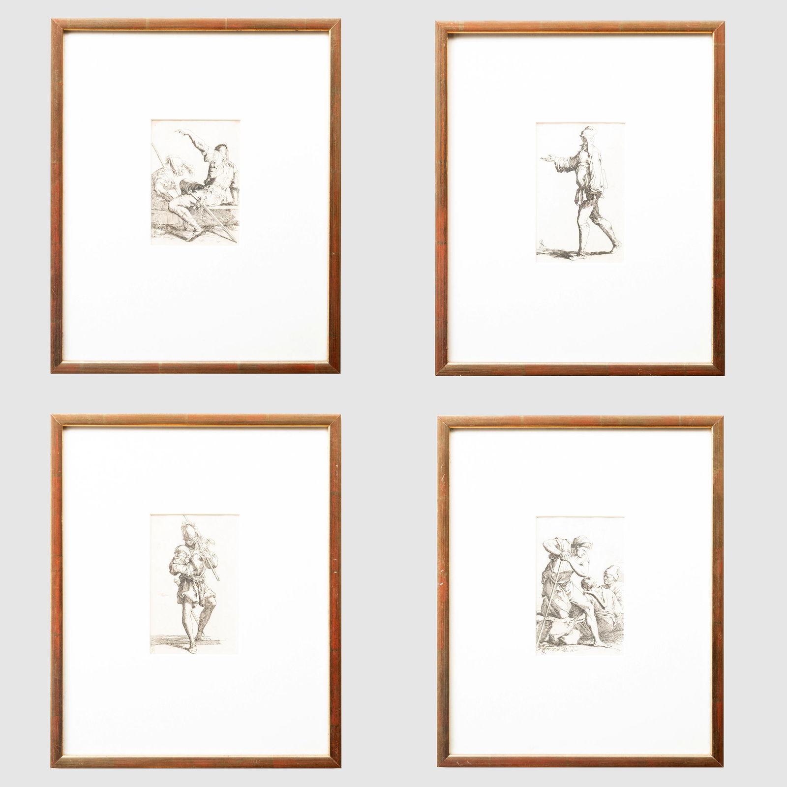 Salvator Rosa (1615-1673): Figurine: Four Plates (1 of 13)