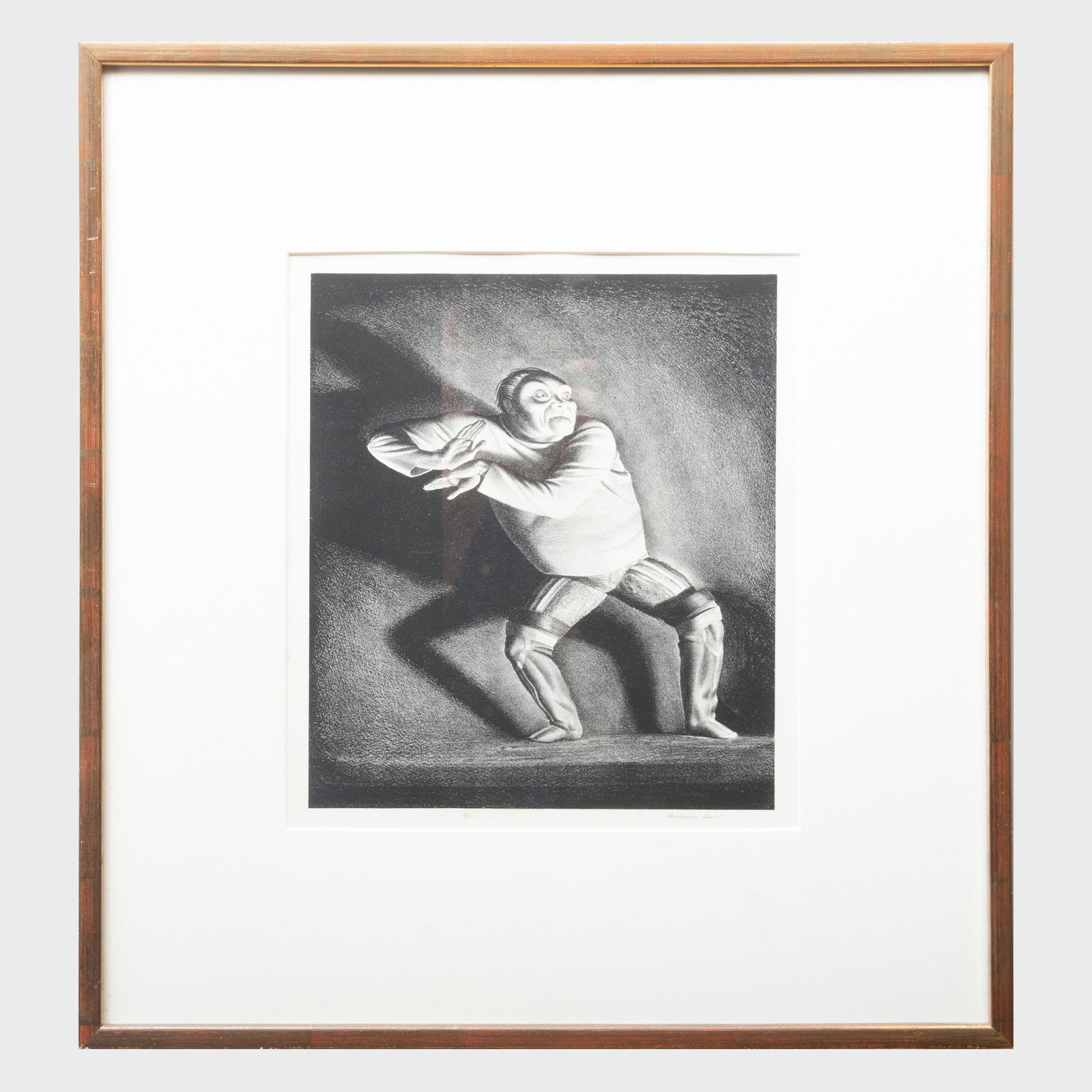 Rockwell Kent (1882-1971): Mala: Rockwell Kent (1882-1971): Mala Lithograph in black on wove paper, 1933, signed in pencil. 12 x 10 3/4 in. (sight), 21 1/4 x 19 3/4 in. (frame). The Collection of Judith & Gerson Leiber