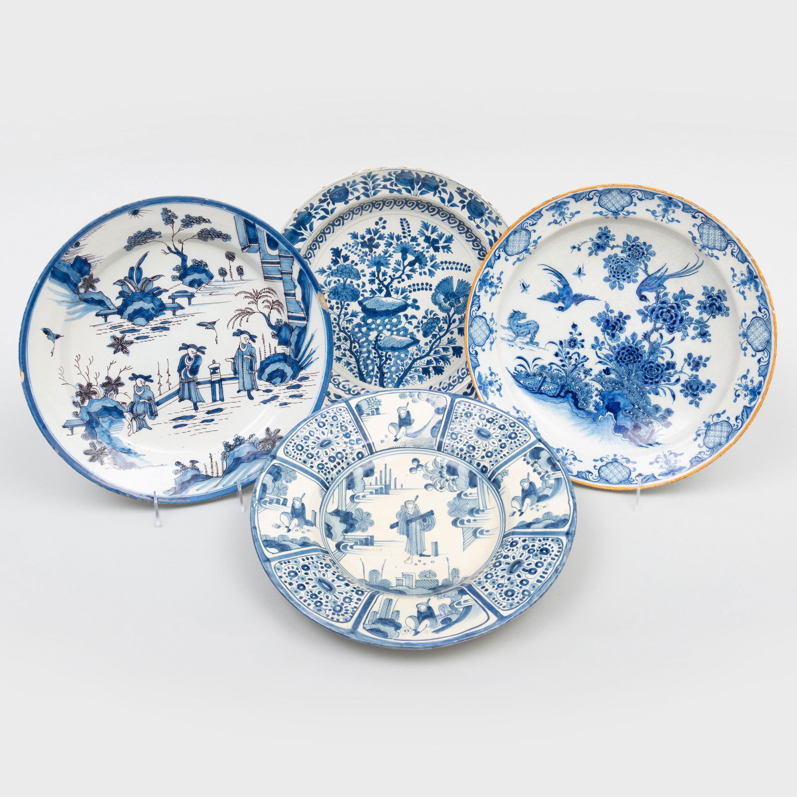 Three Dutch Delft Blue and White Dishes (1 of 13)