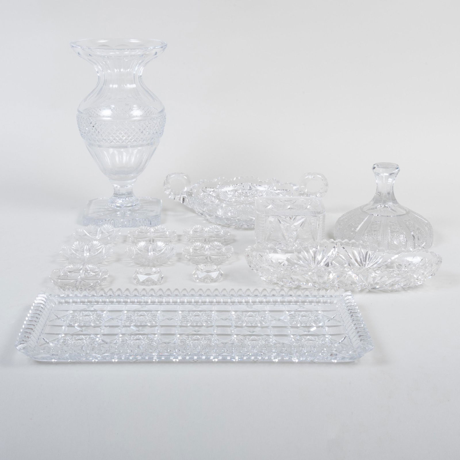Group of Cut Glass Tablewares (1 of 4)