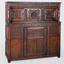 Charles II Oak Court Cupboard