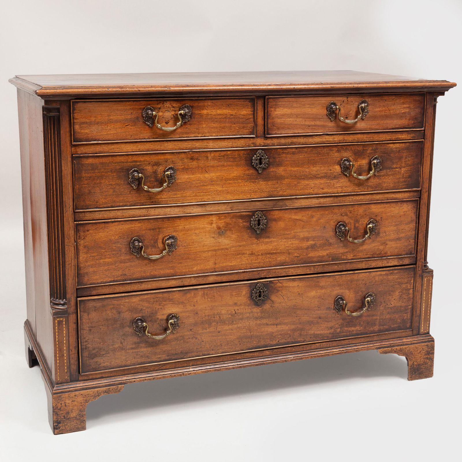 George II Mahogany Chest of Drawers (1 of 7)