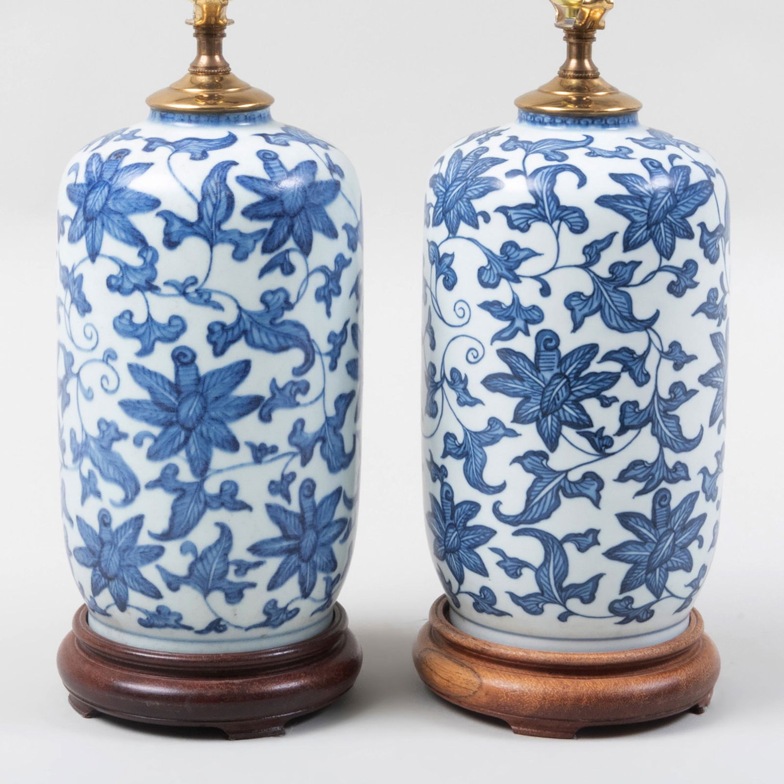 Pair of Chinese Ming Style Porcelain Blue and White (1 of 9)