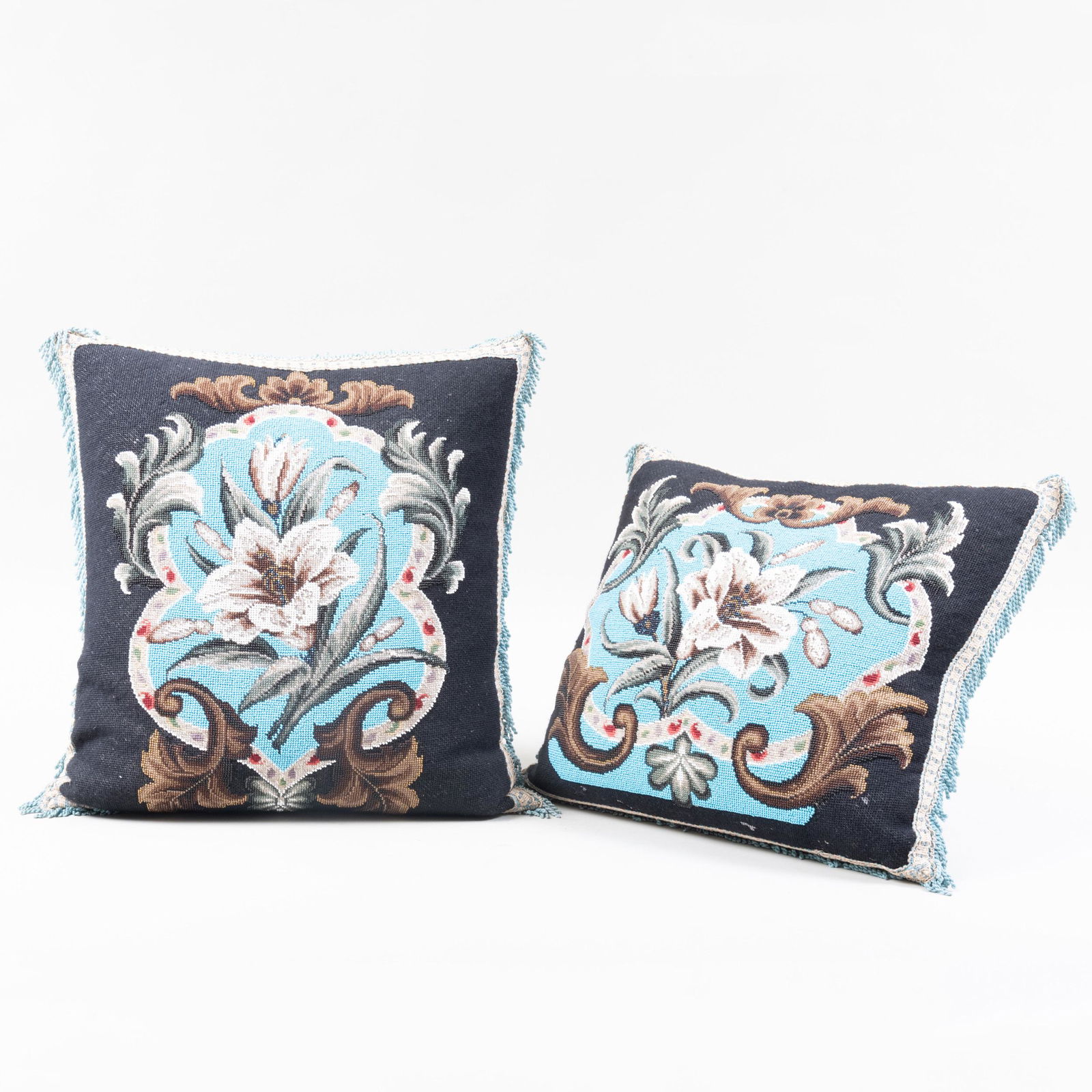 Two Victorian Beadwork Pillows (1 of 4)
