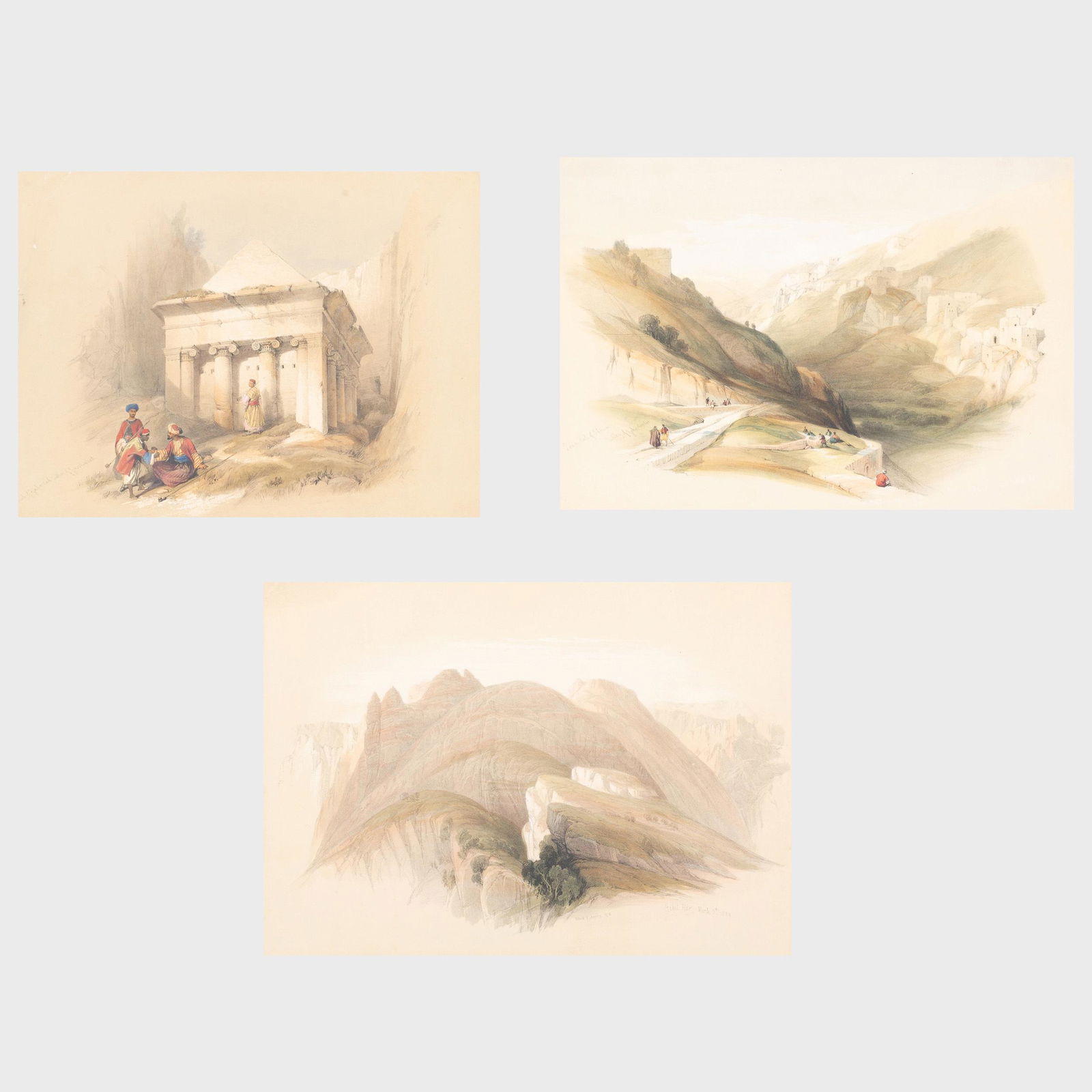 After David Roberts (1796 - 1864): Nine Views (1 of 3)
