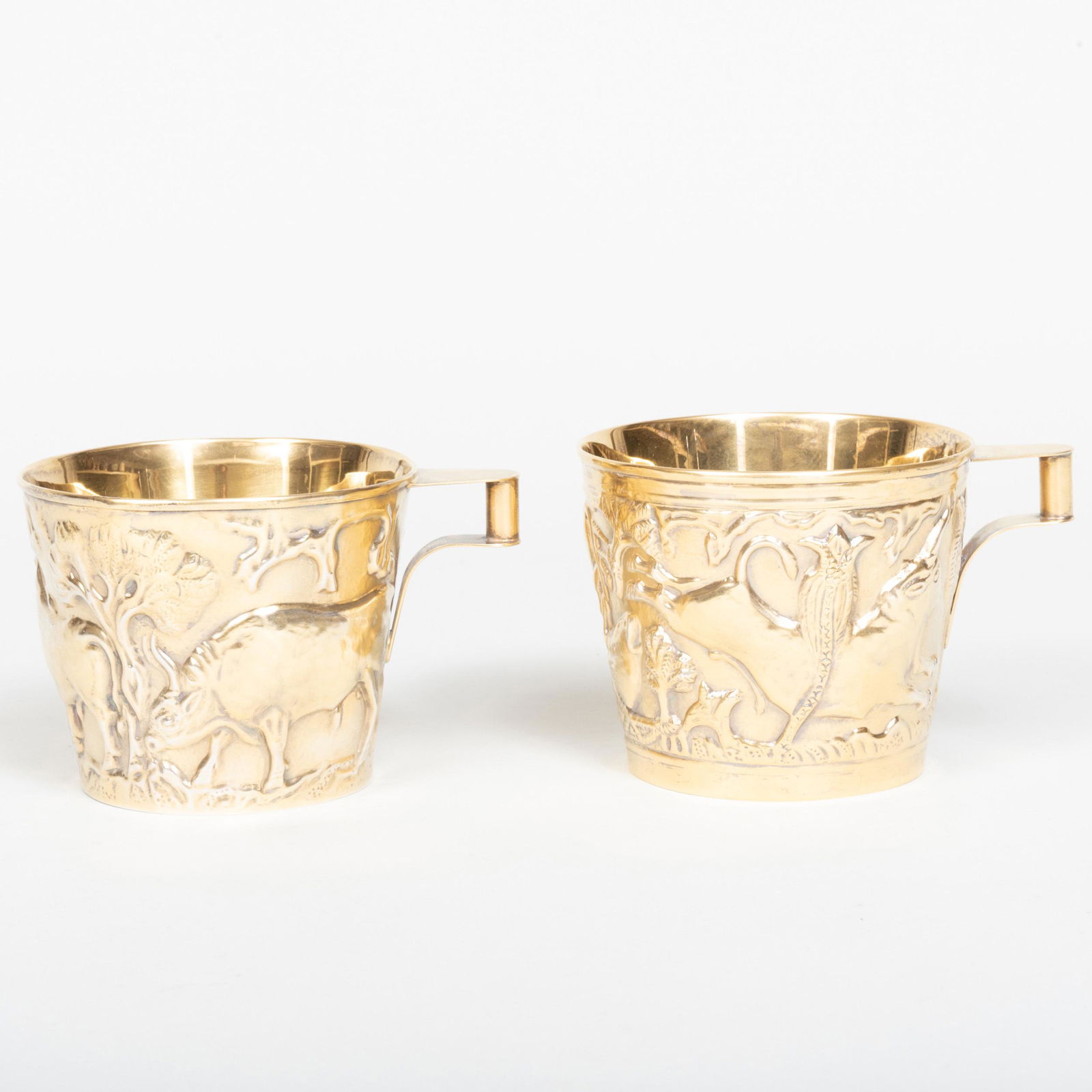Pair of Lalaounis Silver Gilt Cups (1 of 8)