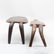 Two Lobi Wooden Tripod Stools, Burkina Faso - 4