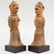 Pair of Koma Terracotta Standing Figures, Ghana