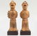Pair of Koma Terracotta Standing Figures, Ghana - 2