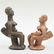 Two Frafra Terracotta Figural Pipes, Ghana - 3