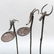 Two Bamana Iron Ceremonial Oil Lamps with a Bamana Iron - 8