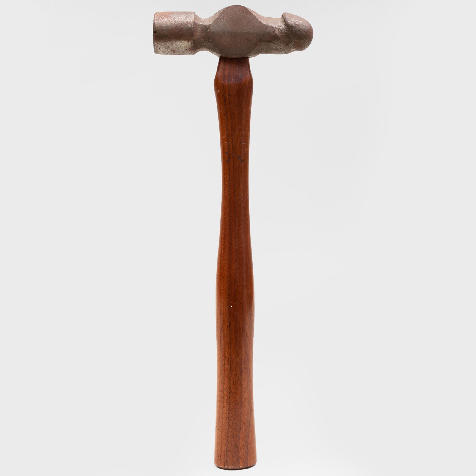 Valdimir Salamun (b. 1942): Ball Penis Hammer: Vladimir Salamun (b. 1942): Ball Penis Hammer Metal and wood, unmarked. 17 3/4 x 6 x 2 in. From the Allan Stone Collection