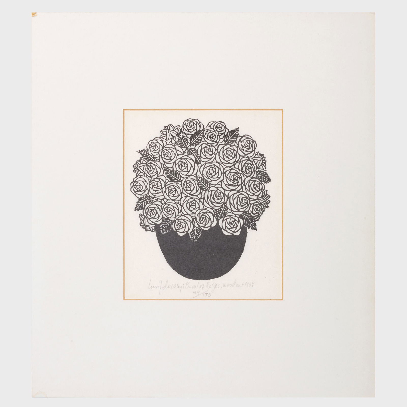 Jacques Hnizdovsky (1915-1985): Fruit, Flowers and: Jacques Hnizdovsky (1915-1985): Fruit, Flowers and Vegetables: Seven Images Seven woodcuts in black on Chine, 1964-72, all signed and titled in pencil, variously numbered and some dated. Smallest 5 3/