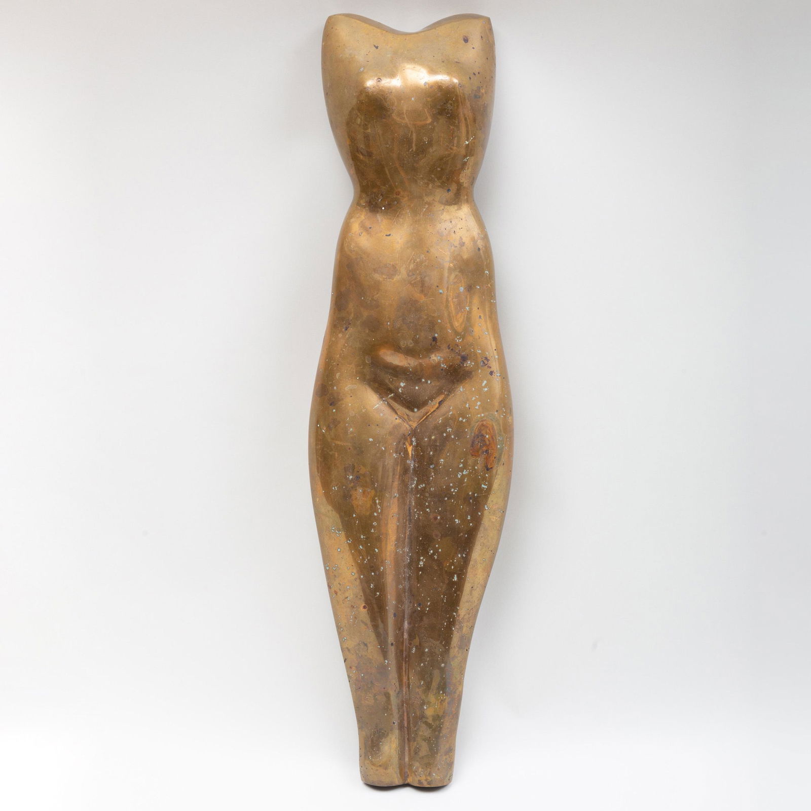 After Alexander Archipenko (1887-1964): Female Torso: After Alexander Archipenko (1887-1964): Female Torso Bronze, inscribed 'Archipenko' and '21'' lower right, without base. 28 1/2 x 5 1/2 x 3 in. The Collection of Arthur Brandt.