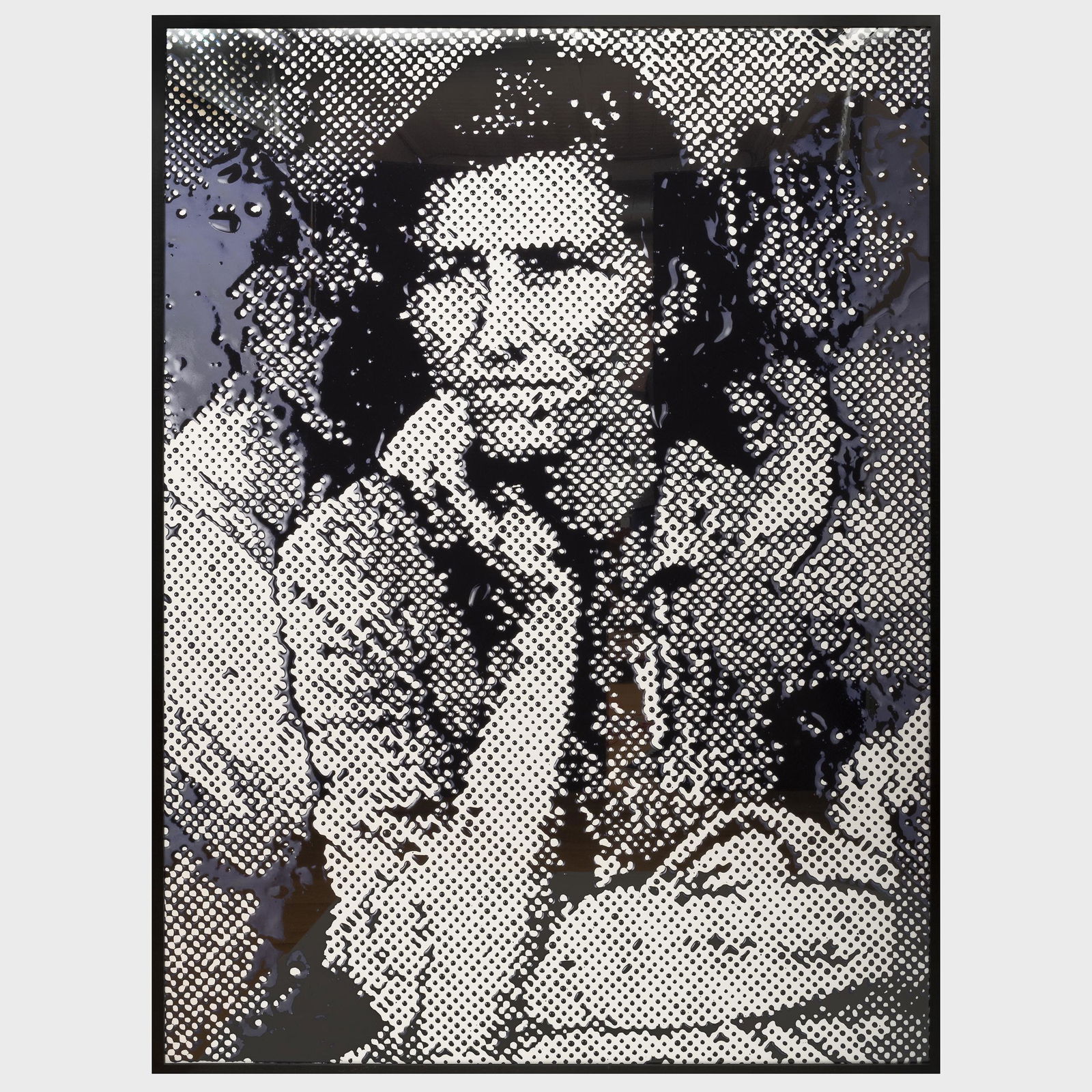 Vik Muniz (b. 1961): Migrant Mother, After Dorothea: Vik Muniz (b. 1961): Migrant Mother, After Dorothea Lange (Pictures of Ink) Chromogenic print mounted on sintra, 2000, signed, titled, dated and numbered 2/5 on a label on the reverse. 65 x 48 1/2 in.