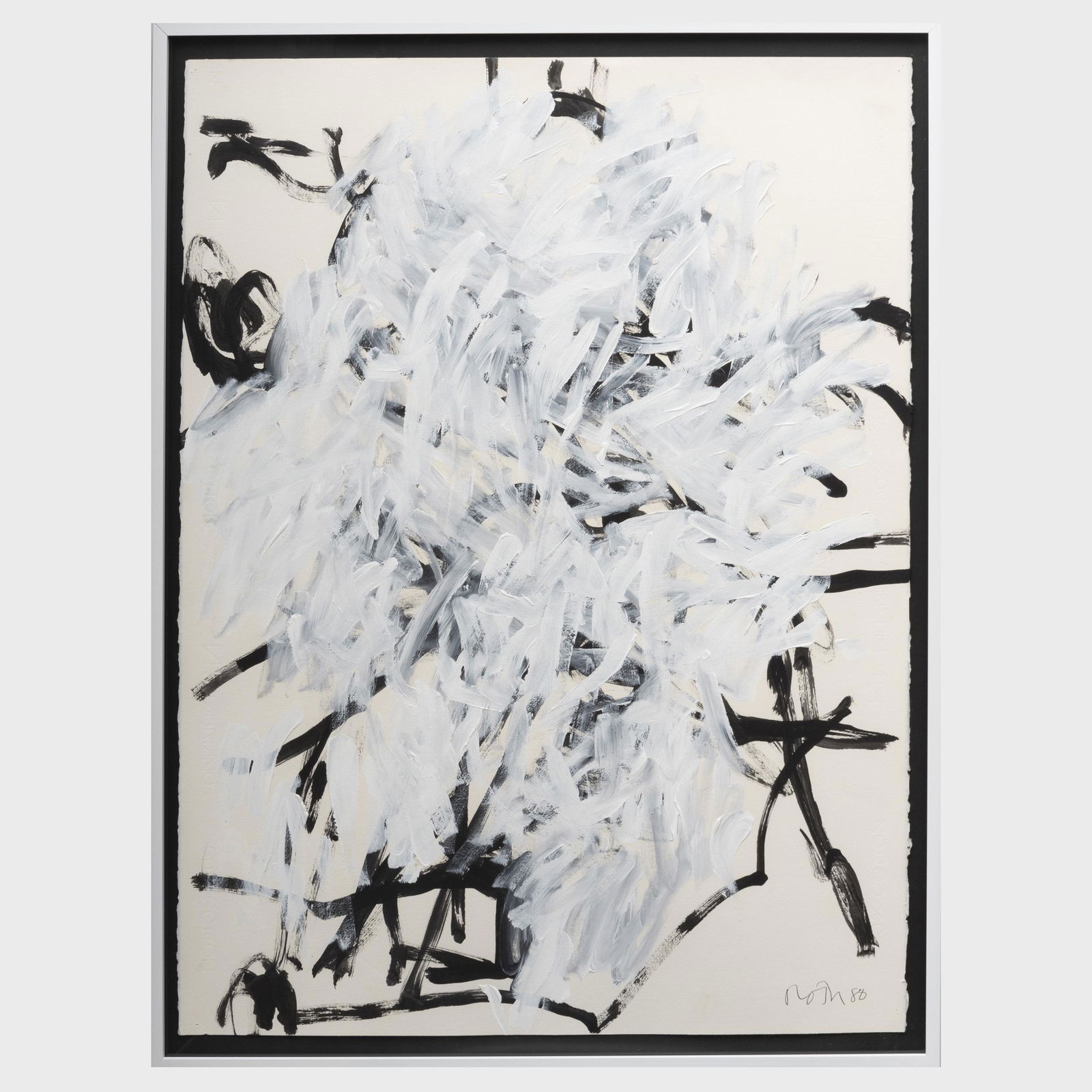 Jack Roth (1927-2004): Untitled: Jack Roth (1927-2004): Untitled Acrylic on paper, 1980, signed 'Roth' and dated lower right. 30 x 22 in. (sheet), 32 1/4 x 22 1/4 in. (frame). The estate of the artist.