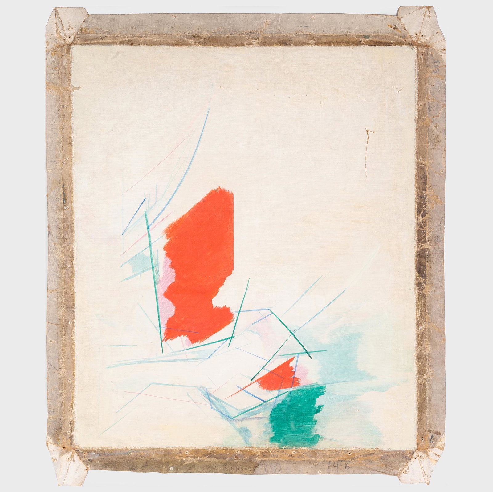 Humphrey Jennings (1907-1950): Plough No.: Humphrey Jennings (1907-1950): Plough No. 3 Oil on canvas, c. 1949, unstretched, inscribed 'Jennings' at left, titled at bottom. 20 x 24 in., unframed.Christie’s, London, July 12, 2006, Lot 189.