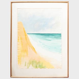 Herman Maril (1908-1986): The Dune: Herman Maril (1908-1986): The DuneWatercolor on paper, 1979, signed 'Herman Maril' and dated lower right.30 x 22 in. (sheet), 41 x 30 1/2 in. (frame).