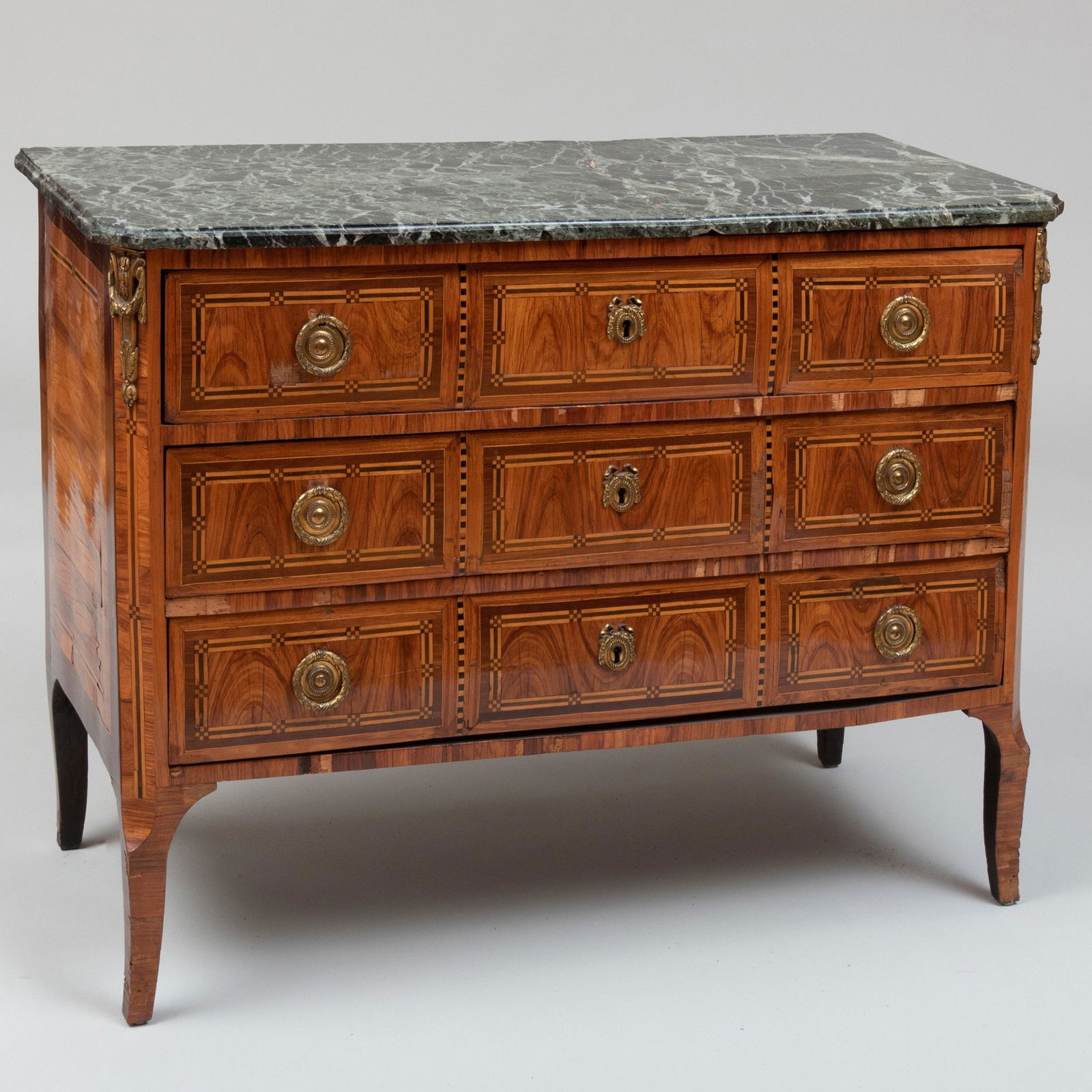 Louis XV/XVI Ormolu-Mounted Kingwood and Tulipwood (1 of 10)