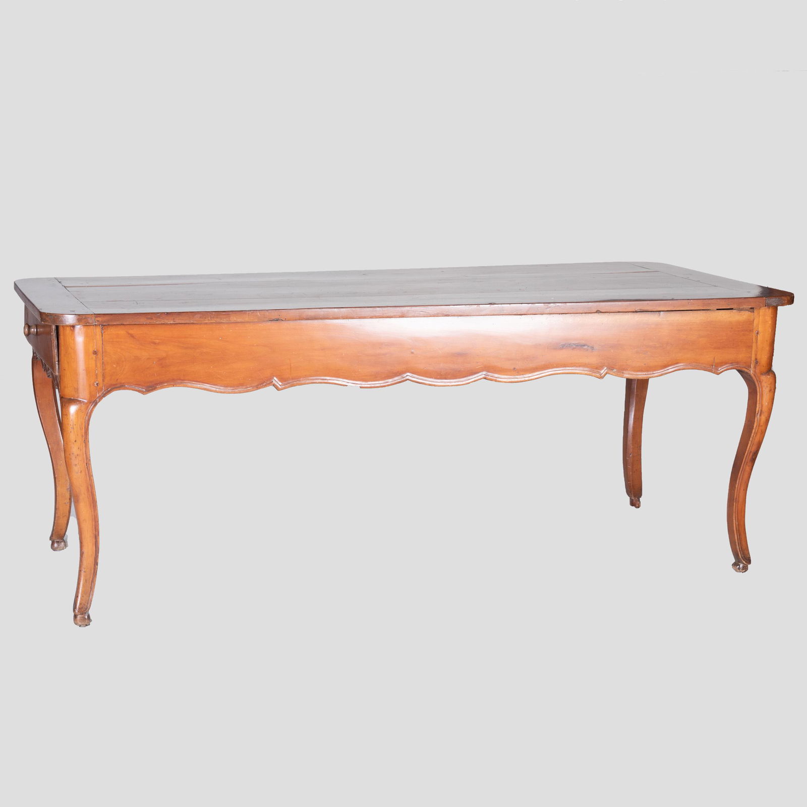French Provincial Fruitwood Bureau Plat (1 of 6)