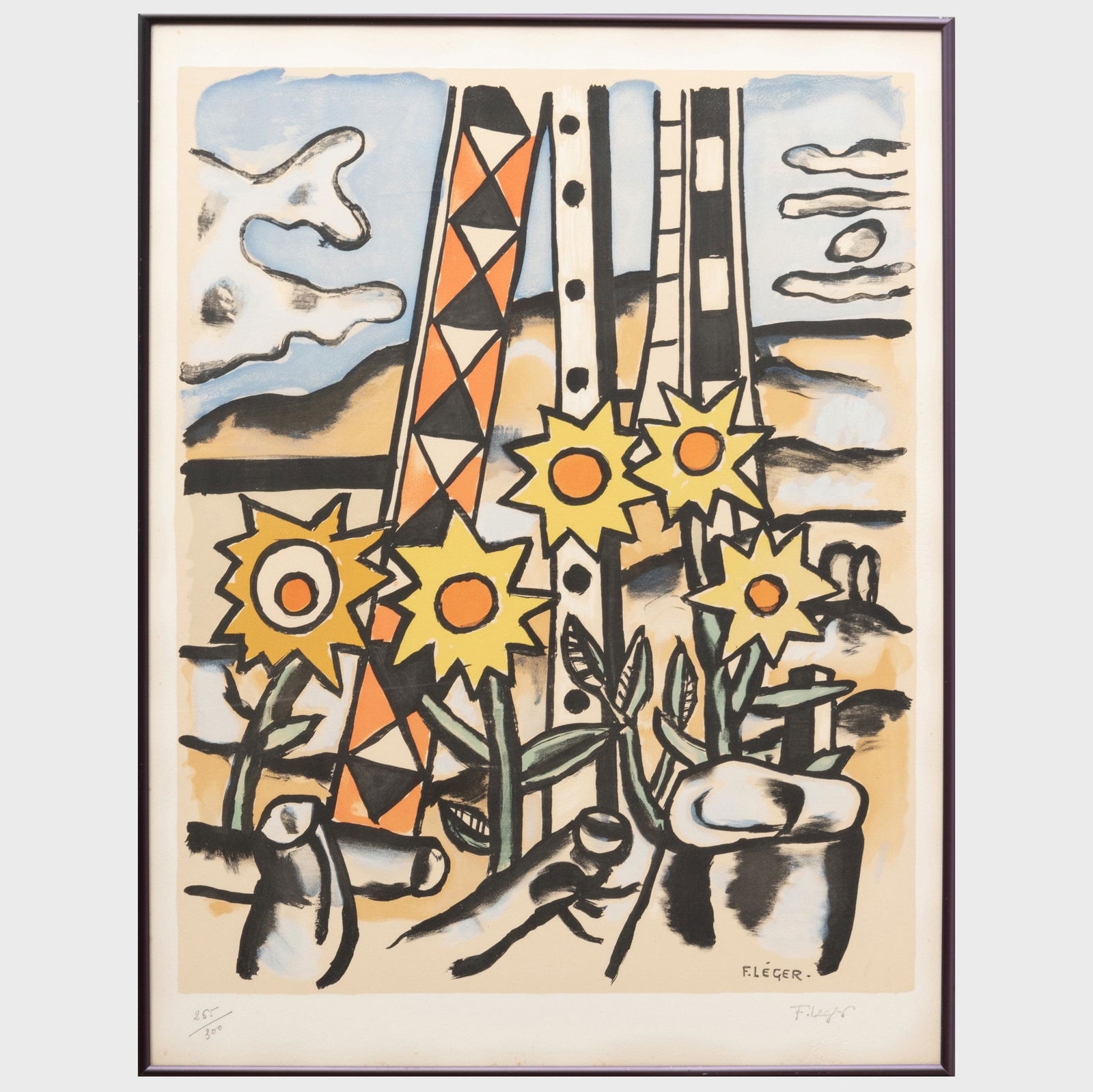 After Fernand Leger (1881-1955): Composition with (1 of 5)
