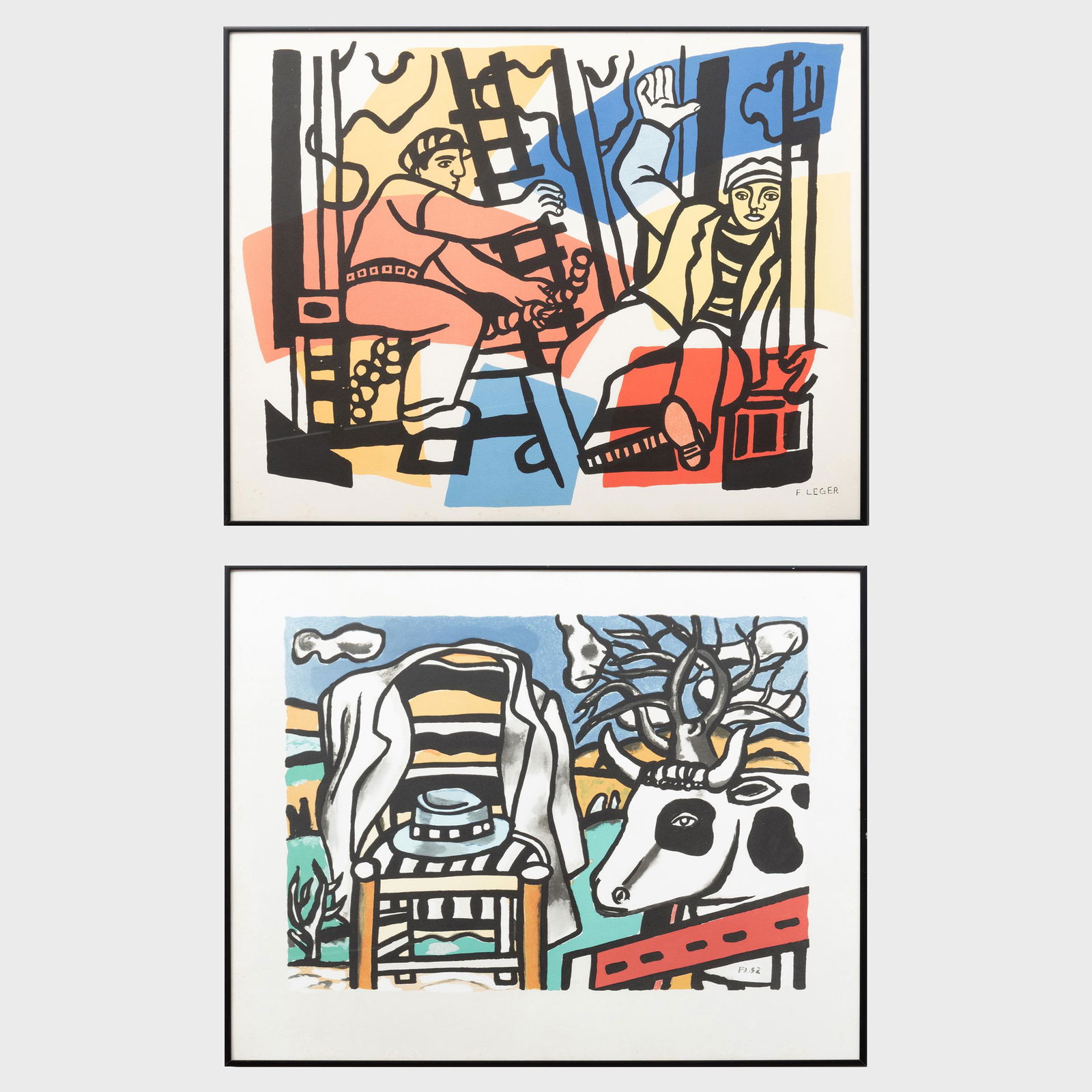 After Fernand Leger (1881-1955): Hat on Chair; and Two (1 of 11)