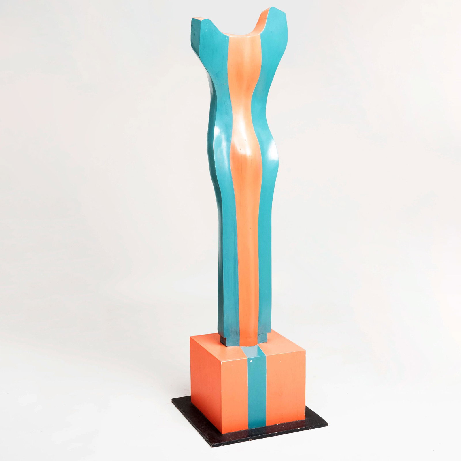 Gerald DiGiusto (1929-1987): Christina: Gerald DiGiusto (1929-1987): Christina Painted wood, 1982. 79 x 17 1/2 x 17 1/2 in. The Estate of the Artist.