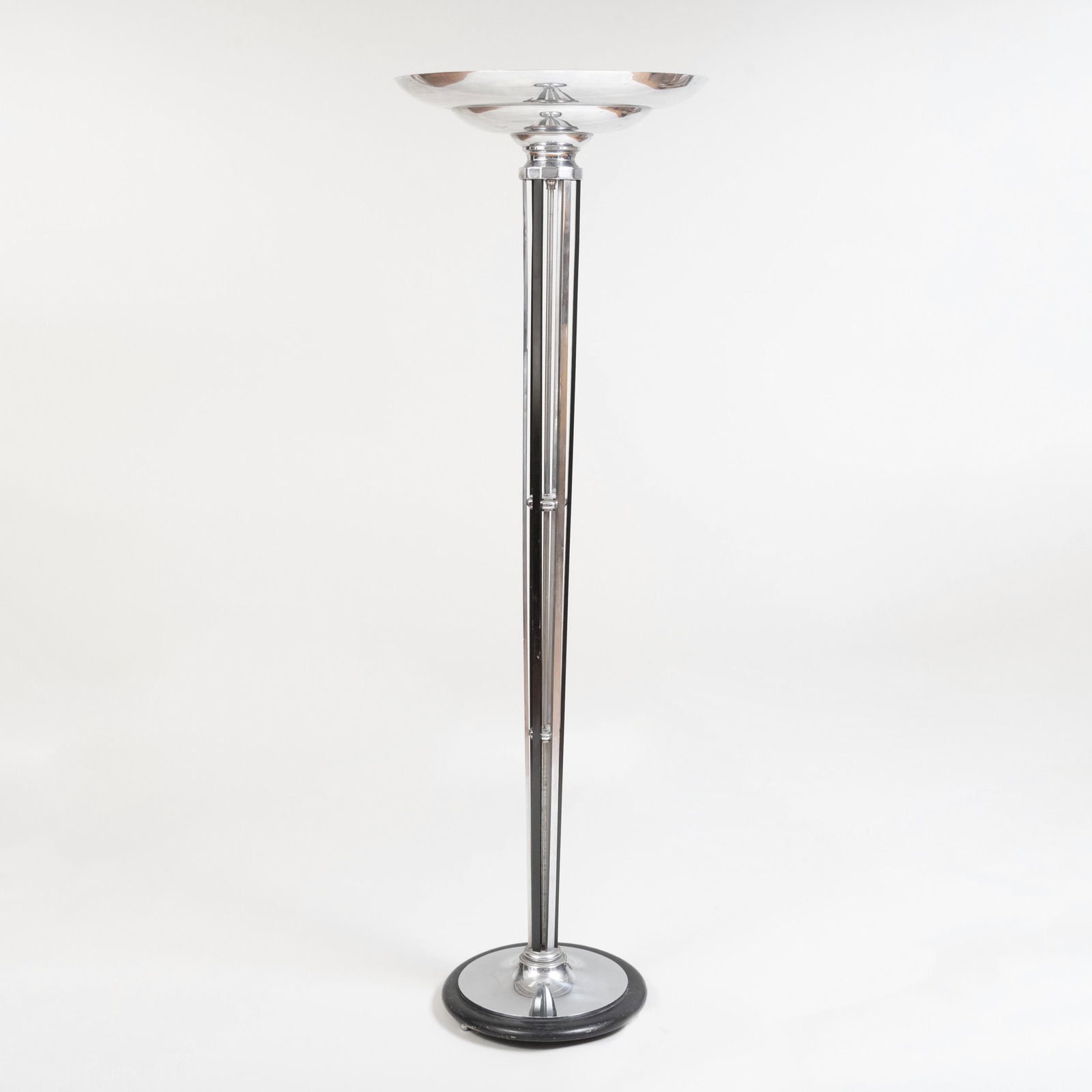 Art Deco Style Chrome Floor Lamp (1 of 4)