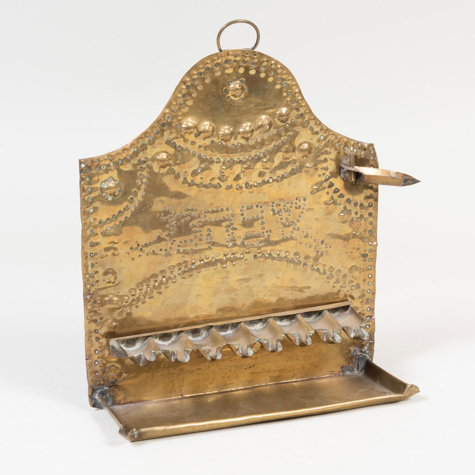 Sheet Brass Hanukkah Lamp (1 of 7)