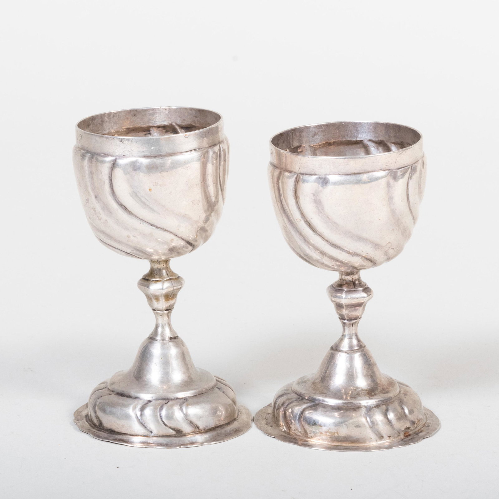 German Renaissance Style Silver Doppelpokal: German Renaissance Style Silver Doppelpokal Indistinctly marked. 9 3/8 in. high, 7.3 oz. approx. weight.